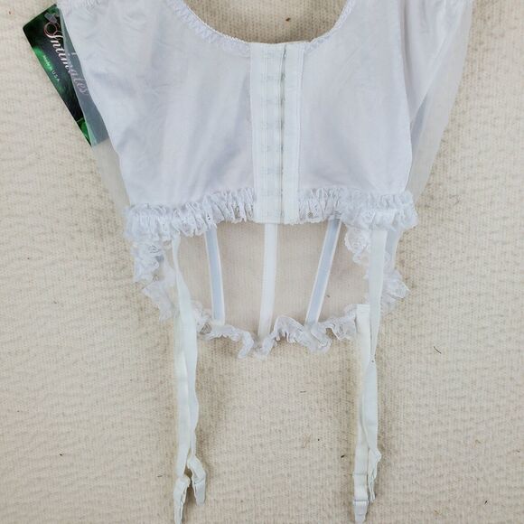 Empire Intimates Bustier 42 Boudoir Sexy Drag Vintage NWT Cupless - Picture 7 of 9